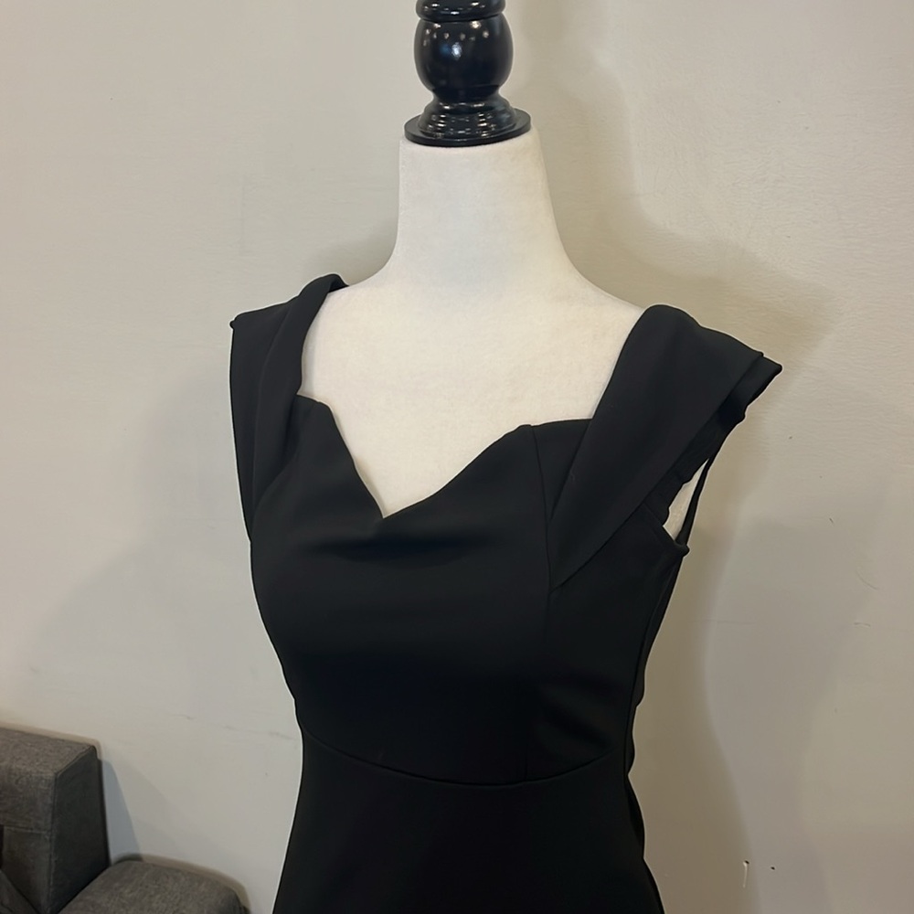 Black Off Shoulder Dress - Picture 3 of 4